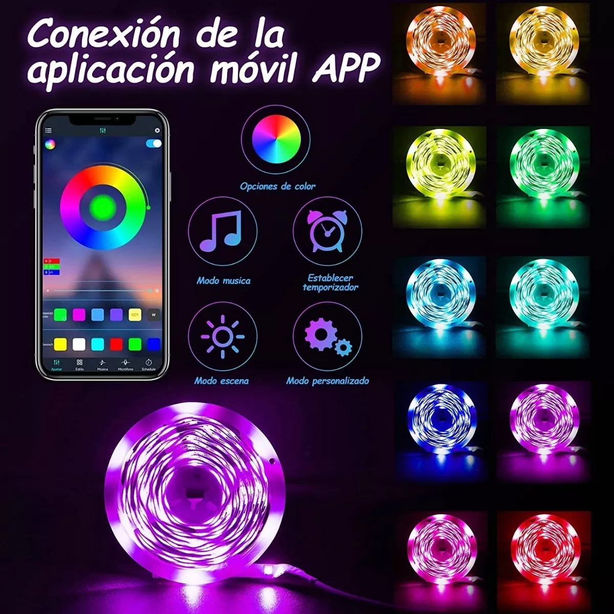 Luces LED Bluetooth